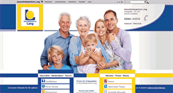 Desktop Screenshot of gesundheitszentrum-lang.de